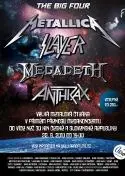 THE BIG FOUR: Metallica, Slayer, Megadeth, Anthrax - THRASH METAL ŽIVĚ V KINECH